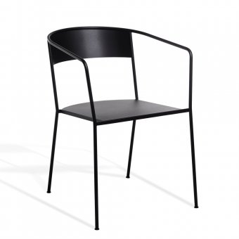 Skargaarden Arholma Karmstol Mörkgrå Stål