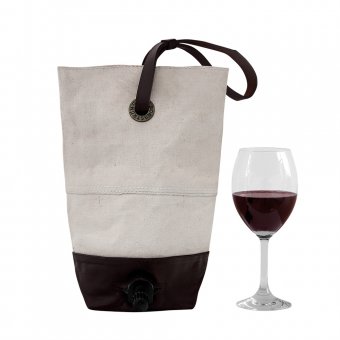 Oscar Borgström BAGFORBOX Vin Bag i rå vaxad canvas