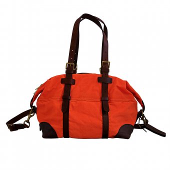 Oscar Borgström Holdall Weekendbag vaxad canvas Orange