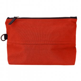 Oscar Borgström Atlantic Toiletry Bag Necessär vaxad canvas Orange
