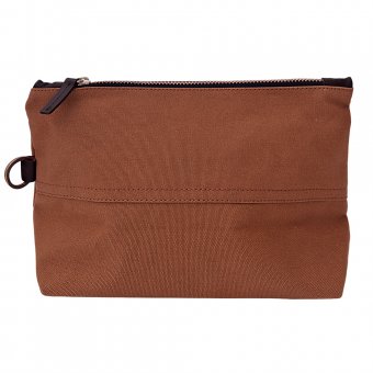 Oscar Borgström Atlantic Toiletry Bag Necessär vaxad canvas Brown