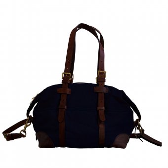 Oscar Borgström Holdall Weekendbag vaxad canvas Blue