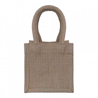 Oscar Borgström Liten väska för blomkruka rå Jute