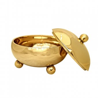 Gusums Messing Liten skål med lock