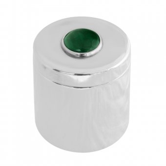 Munka Sweden Ask, med sten i malakit på locket