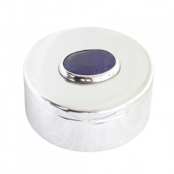 Munka Sweden Ask, med sten i lapis lazuli på locket