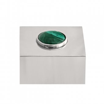 Munka Sweden Ask med Malakitsten på locket