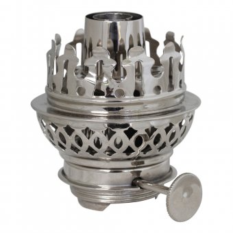 Brännare till olje och fotogenlampa Nickelpläterad Mässing