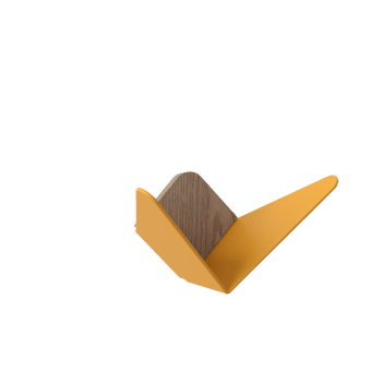 UMAGE Väggkrok Butterflies medium Saffron Yellow