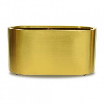 Artic Line Planteringslåda/kruka smooth Large 77cm Rostfritt stål Mässingsfärgad