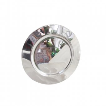 Gusums Messing Kuverttallrik i nickelpläterat stål, slät