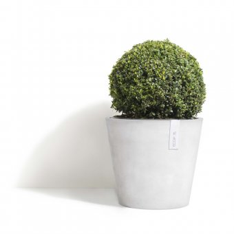 Ecopots Amsterdam Kruka Ø60x49cm Återvunnen plast Vitgrå