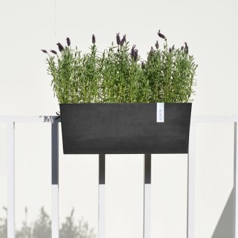 Ecopots Bruge Balkonglåda 55cm Återvunnen Plast