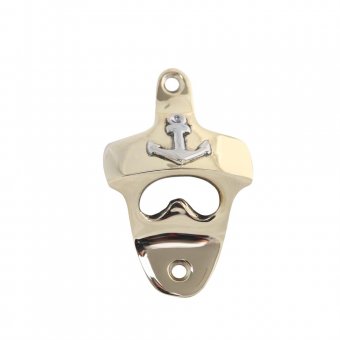 Gusums Messing Flasköppnare Ankare Monteras på Vägg