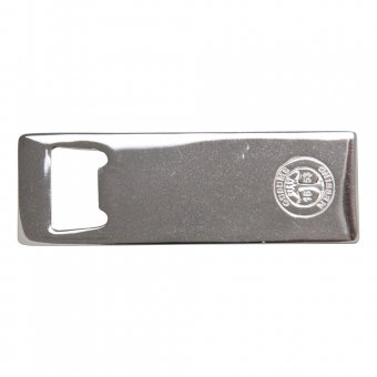 Gusums Messing Flasköppnare Nickelplätterad mässing Gusums Stämpel