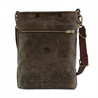 Oscar Borgström Flat Bag Axelremsväska 30x37x4cm vintage canvas
