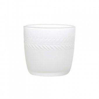 Munka Sweden Lagerkrans, ljuslykta i frostat handgraverat glas