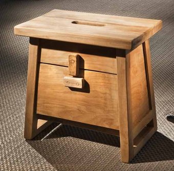 Lady Emily teakpall med förvaring