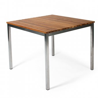 Häringe Matbord Small Borstat Stål/Teak