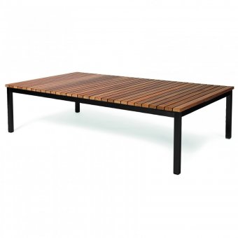 Häringe Loungebord Svart Stål/Teak