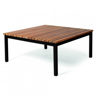 Häringe Litet Loungebord Svart Stål/Teak