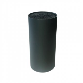 Knivblock 22xØ11cm Svart