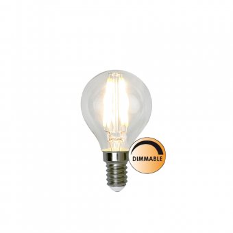 Globen Lighting Ljuskälla E14 LED Filament Klot Klar 4,2W