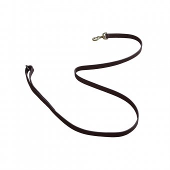 Oscar Borgström Koppel i mörkbrunt läder 18mm/180 cm