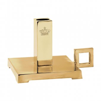 Gusums Messing Nattljusstake, krona, slät, mässing