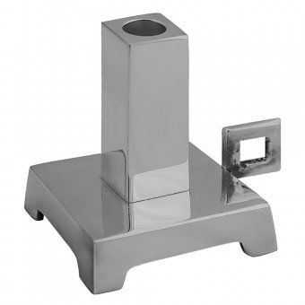 Mr Fredrik Miniatyr av nattljusstake i nysilver, slät fot