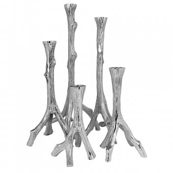 Gusums Messing Ljusstake trädgren 34 cm