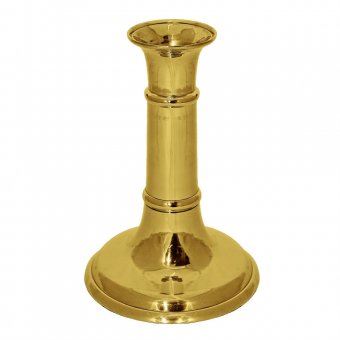 Gusums Messing Ljusstake, mässing, trumpetformad