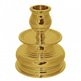 Gusums Messing Ljustake, barock, mässing, replik från Wasa