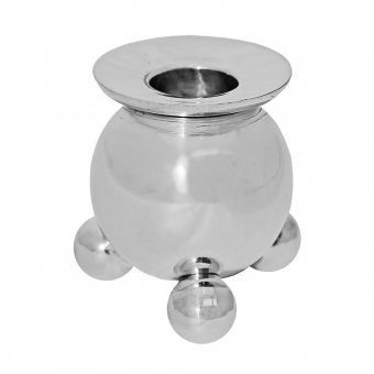 Gusums Messing Kulljusstake i förnicklad mässing