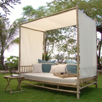 NorthbyNorth Malaga Daybed Hållbar Bambu Utomhus