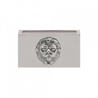 Munka Sweden Leo, tändstickfodral i tenn för stor ask