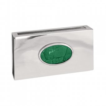 Munka Sweden Stor tändsicksask med grön malakit sten