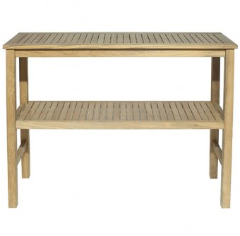 Monreale Arbetsbänk i obehandlad teak