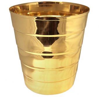 Kruka i mässing, heldragen