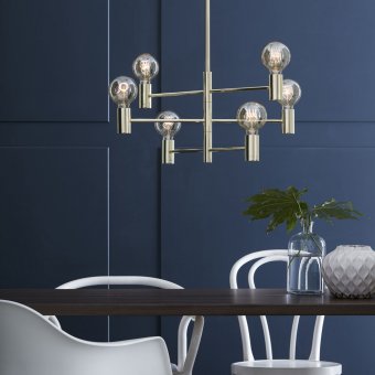 Markslöjd CAPITAL 6L Taklampa Mässing