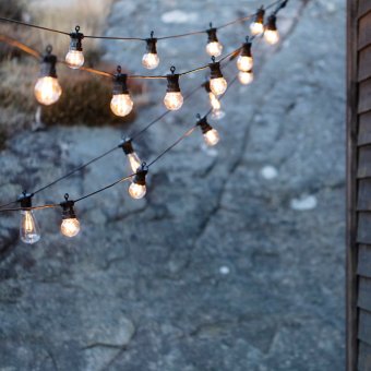 Markslöjd Garden 24 Partyljusslinga 10L Rund