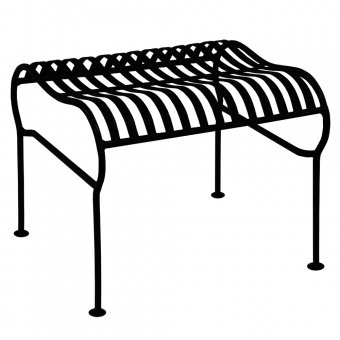 Mr Fredrik Pall till vilstol i smide Svart