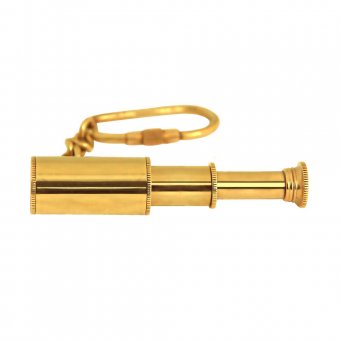 Gusums Messing Nyckelring med tubkikare