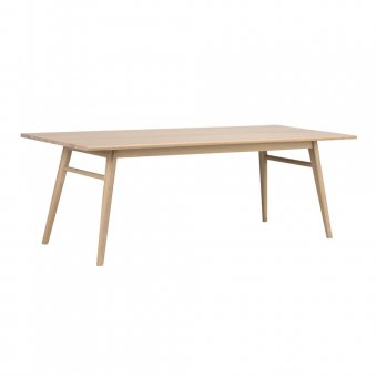 Rowico Nevis Matbord 220cm vitpigmenterad ek