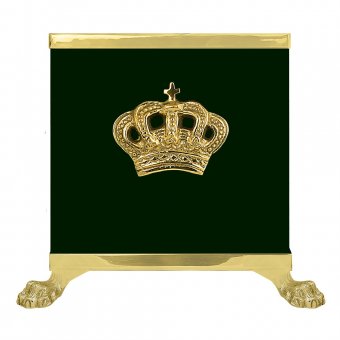 Mr Fredrik Grön Kruka Krona i Plåt och Mässing