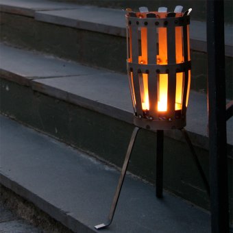 Röshults Hilding Marschallhållare som rostar