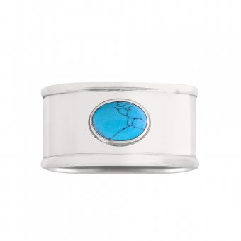 Munka Sweden Servettring med ljusblå Turkos