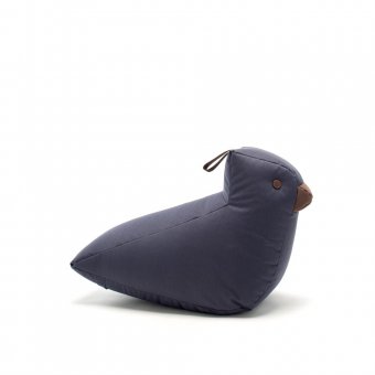 Sitting Bull Happy Zoo Fine Sittpuff Mörkblå Fågel