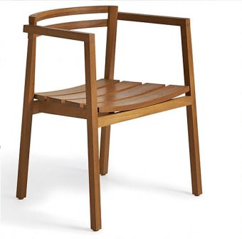 Oxnö Stapelbar Karmstol Teak