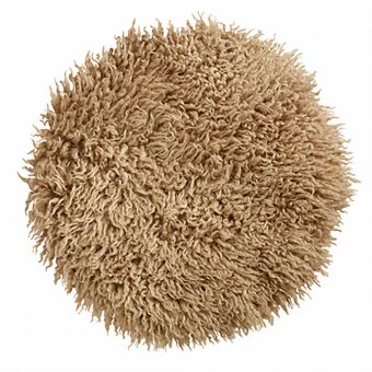 Walkabout, rund långhårig sittdyna